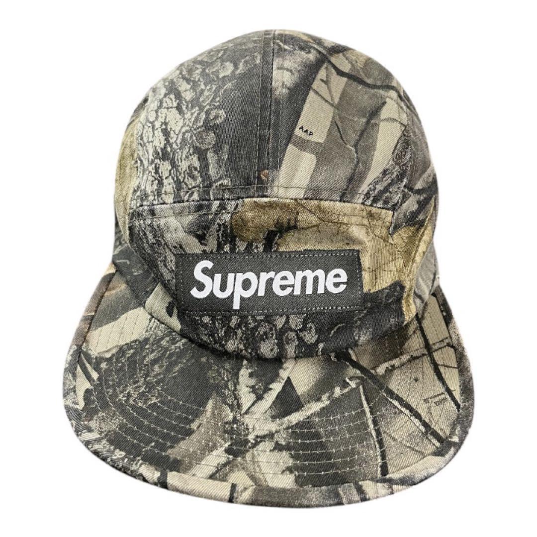 Supreme迷彩キャップ
