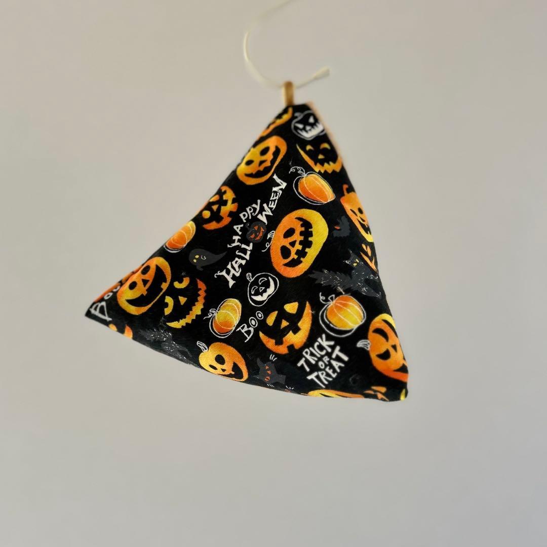 フクモモテトラポーチ　ハロウィン黒ベース