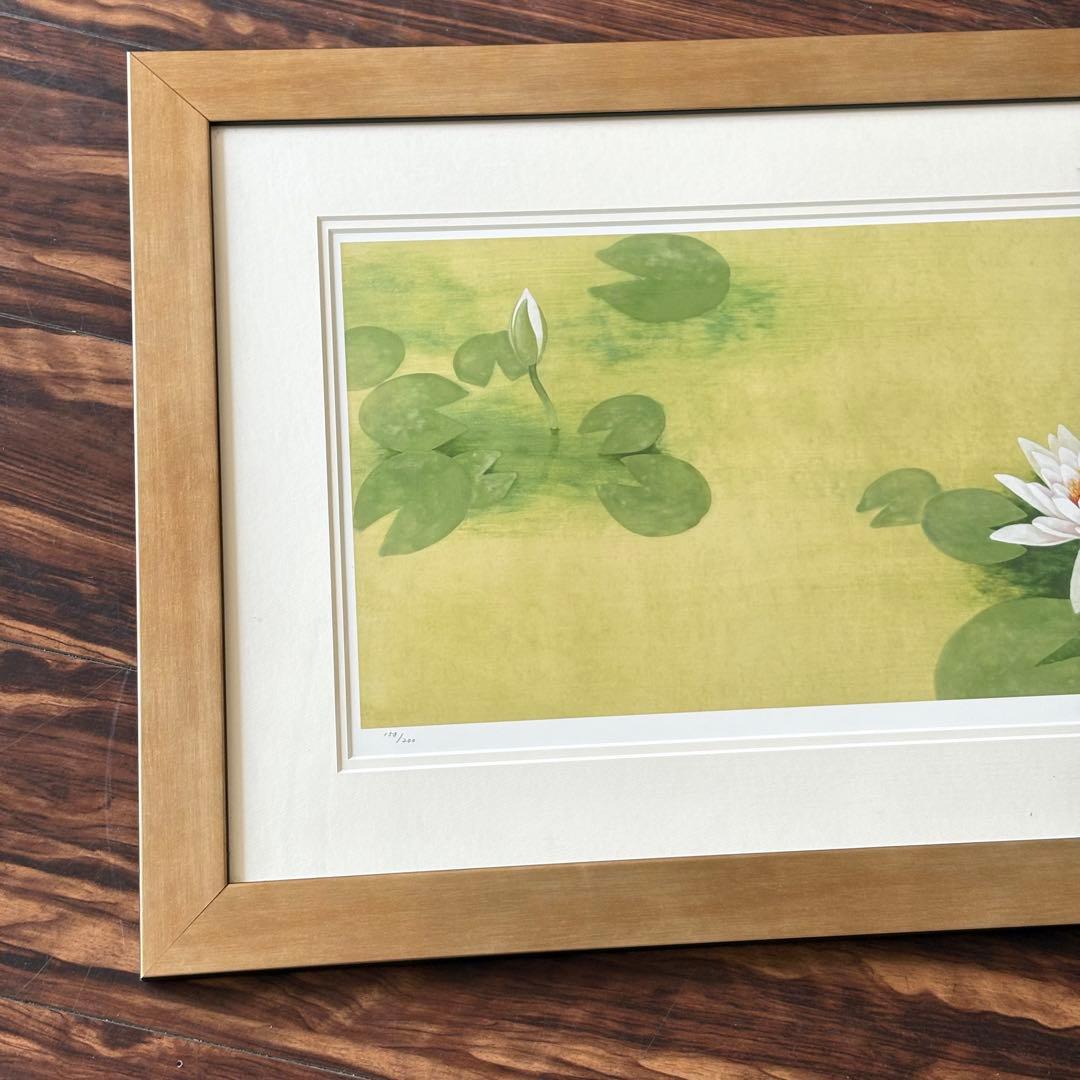 飯名京美「刻々」版画 158/200 額装 アーカイバル・プリント 絵画 J