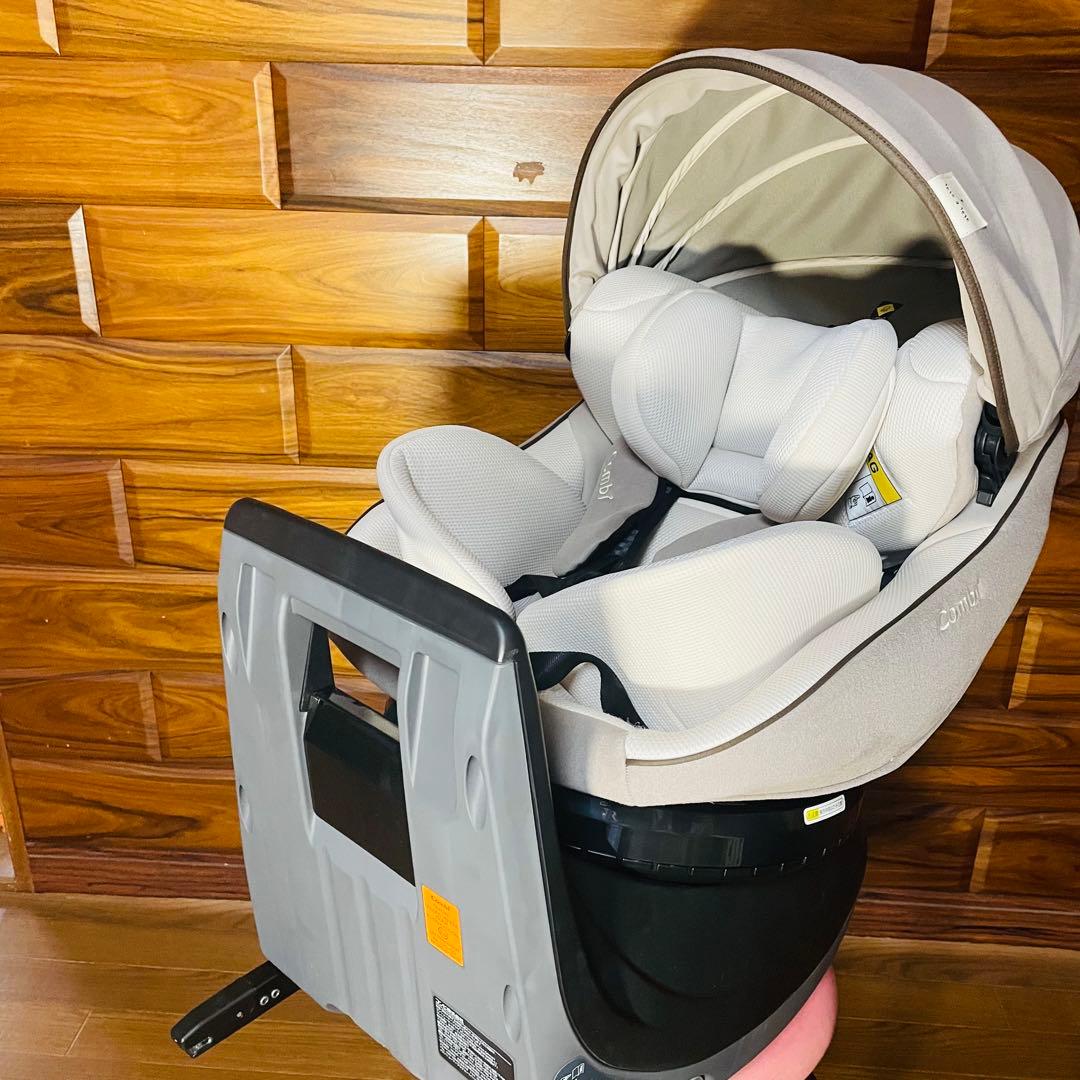 限定 クルムーヴ コンパクトISOFIX エッグショック tete a tete