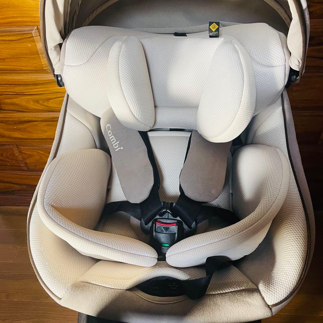 限定 クルムーヴ コンパクトISOFIX エッグショック tete a tete