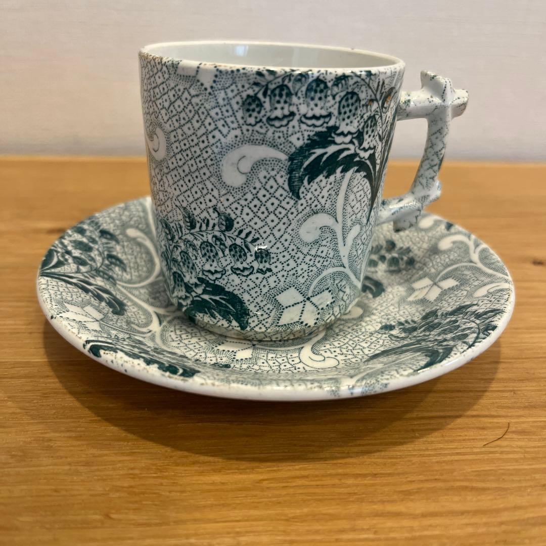 フランスアンティーク クレイユモントローすずらんmuget