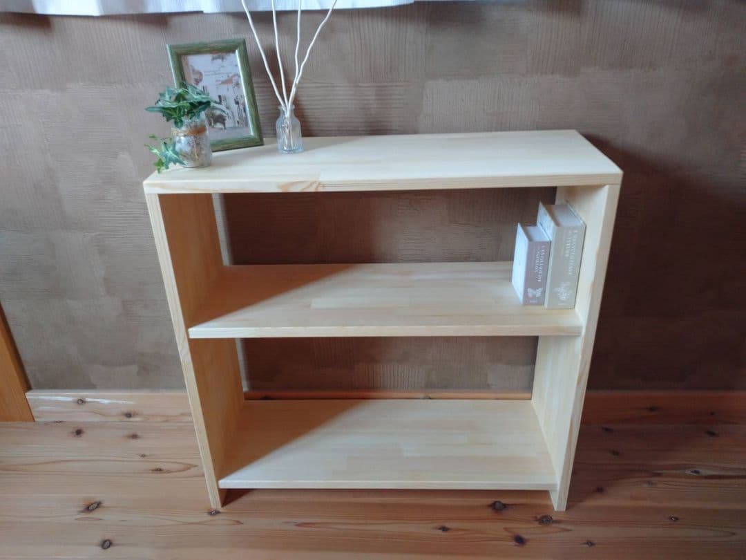 【送料無料】天然無垢材　北欧風　オープンシェルフ　飾り棚　　収納ラック