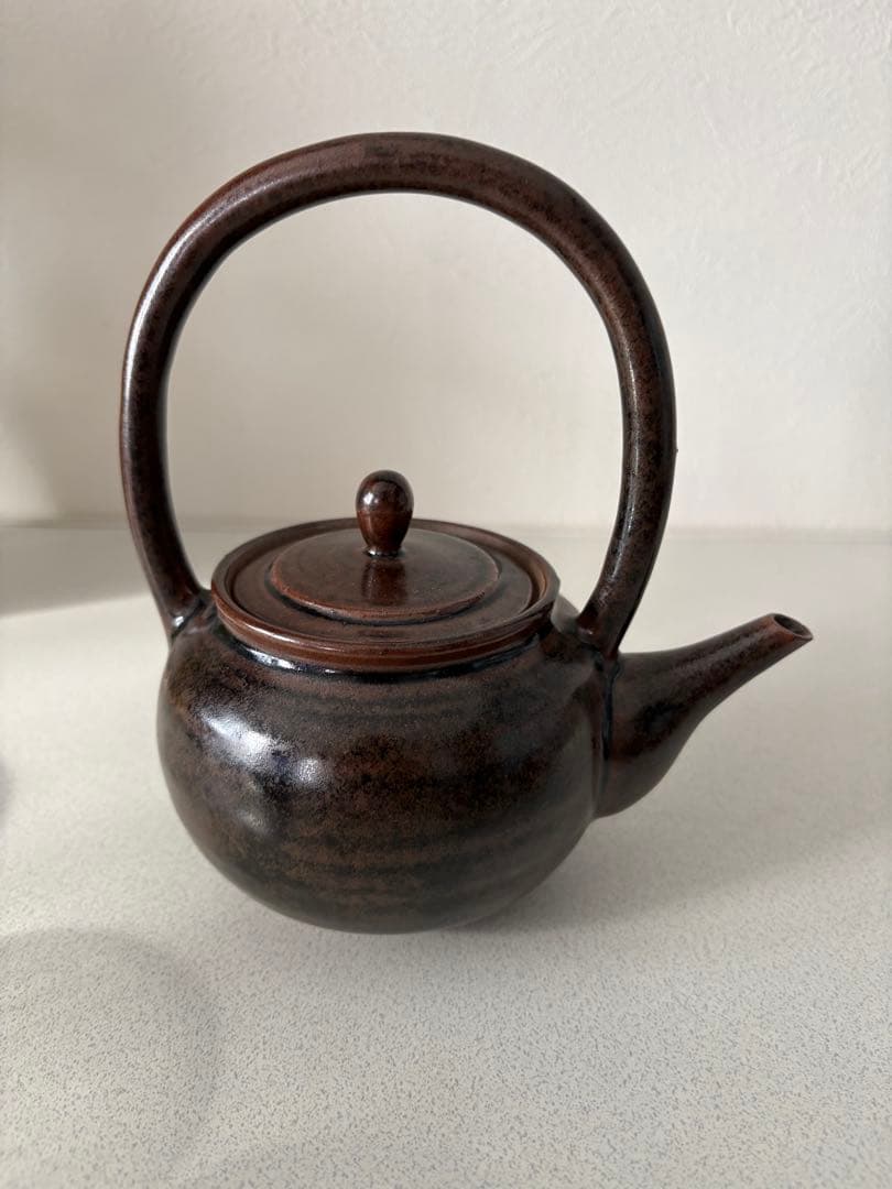 ボウフラ ぼうふら 土瓶 急須 湯沸 水注 上持手 在銘 茶道具 煎茶道具