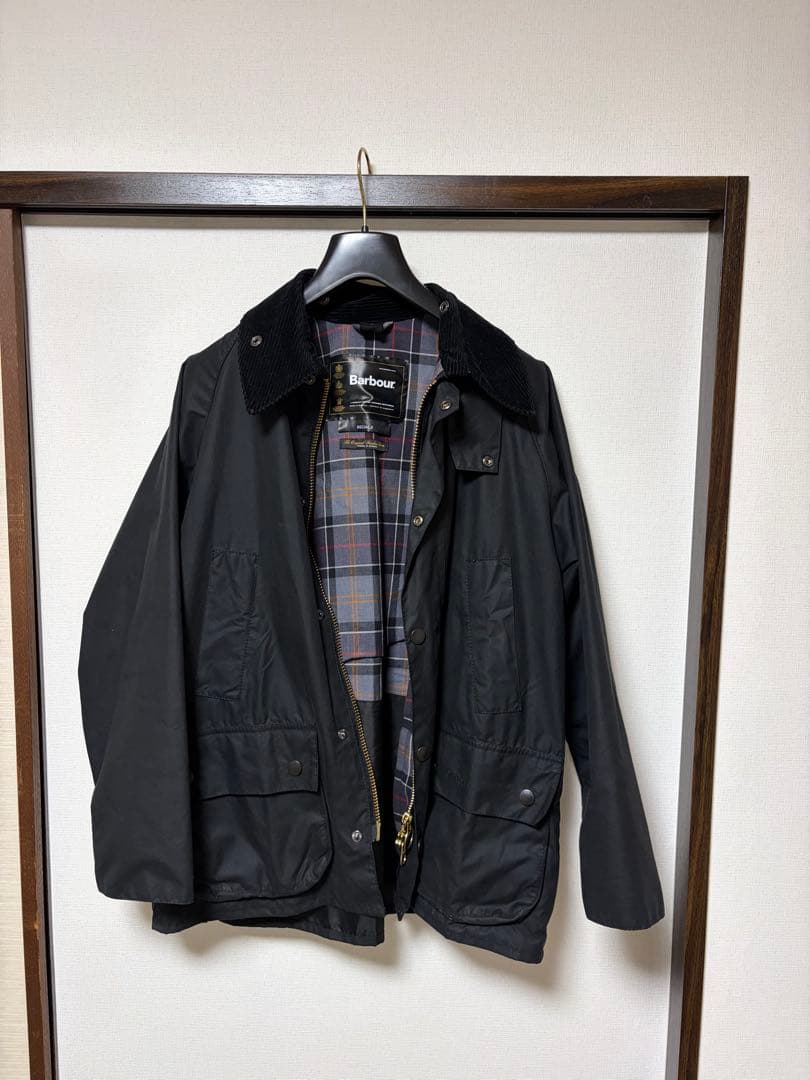 Barbour BEDALE ブラック バブアー　ビデイル　サイズ38