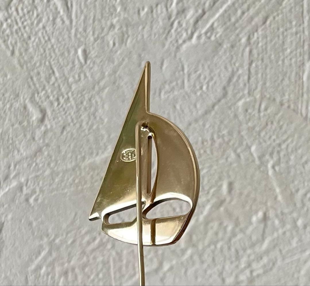 シャネル CHANEL ブローチ ピン ヨット ココマーク ゴールド