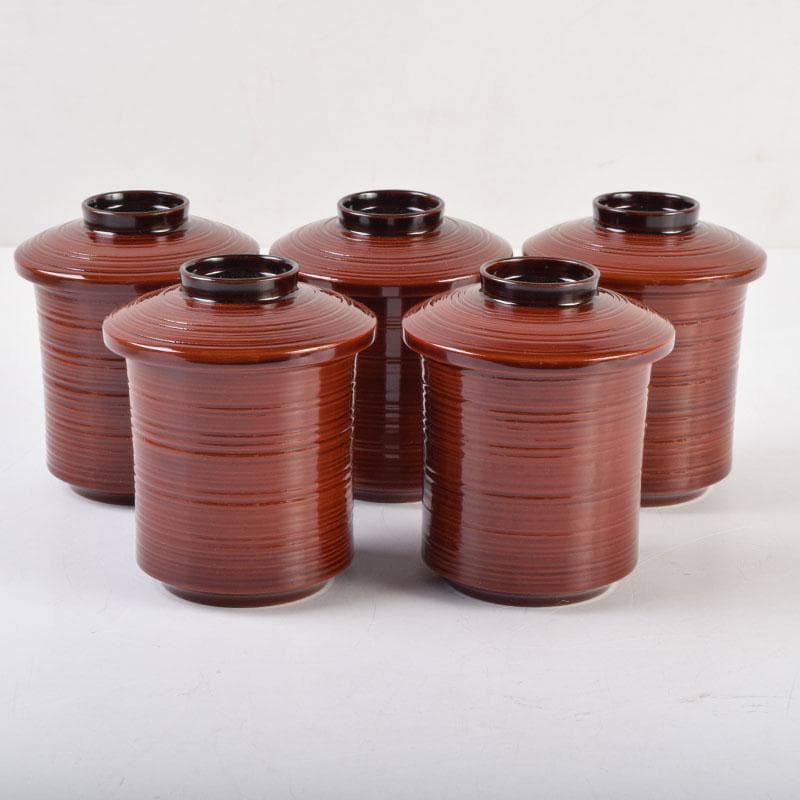 ジャンジャンブル 　慶峯造　南天蒔絵　御箸洗　五客　共箱　C　8791