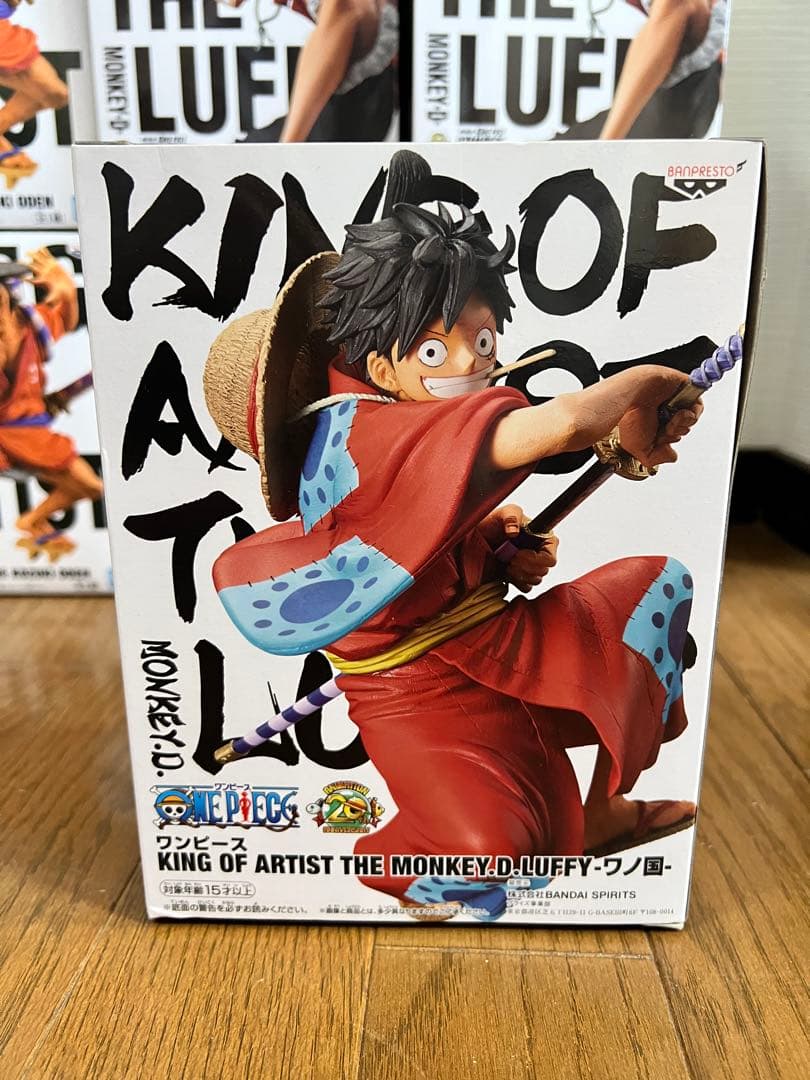 12個 ワンピース KING OF ARTIST ルフィ 光月おでん フィギュア