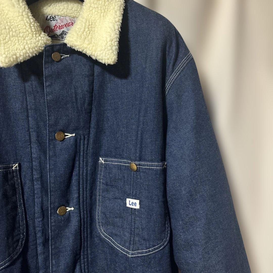 奥田民生×Lee モコロコジャケット ボア襟付きデニムジャケット L ✨超美品✨