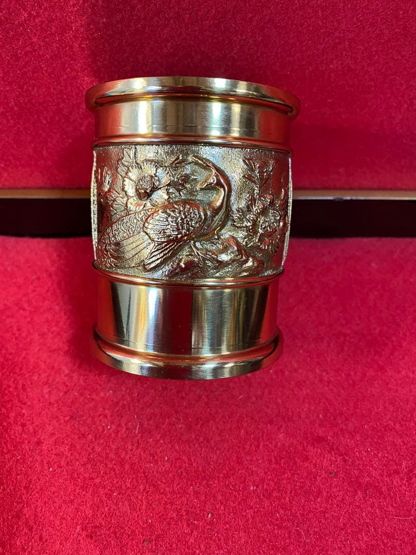 彫金彫　鉛筆立て