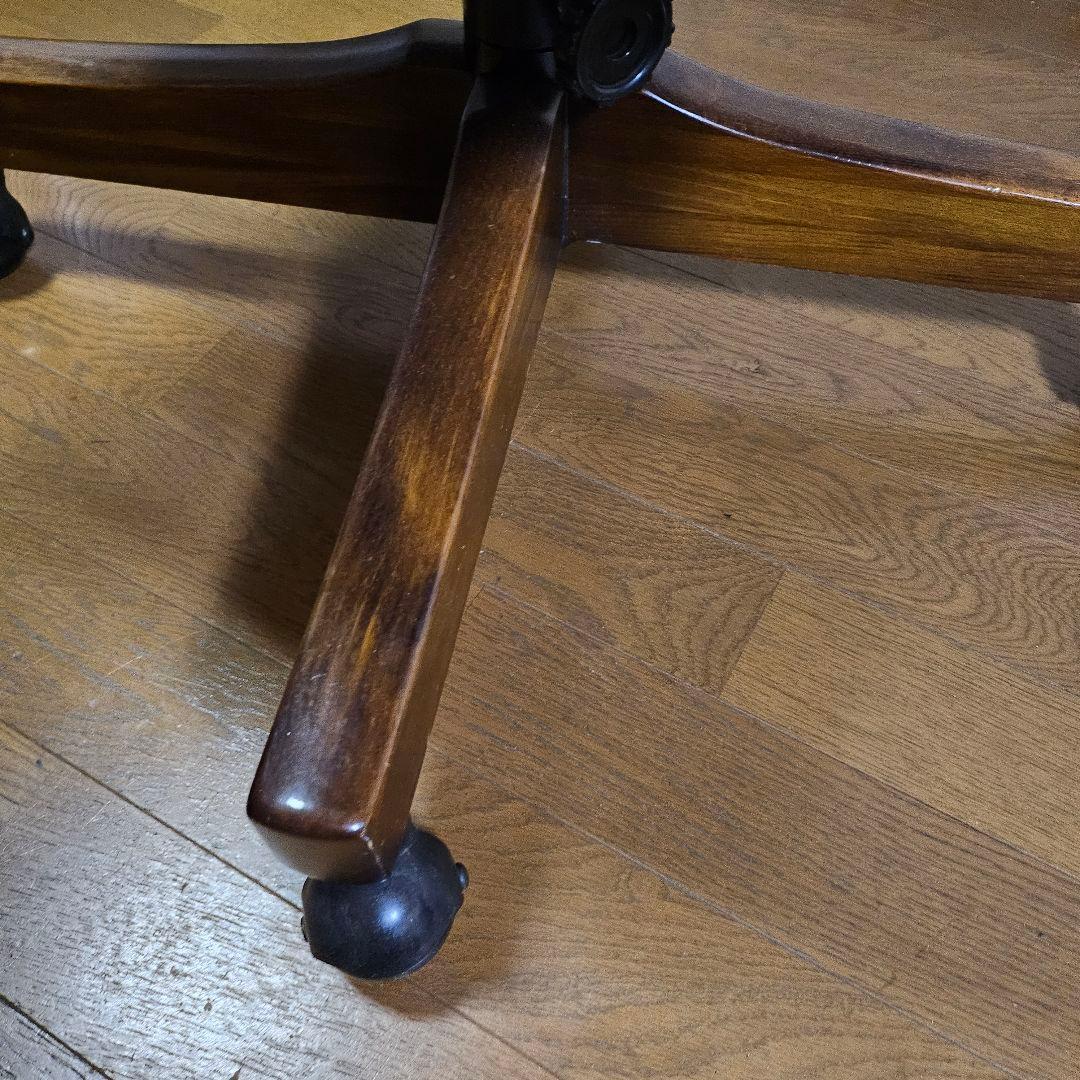 カリモク コロニアルチェア karimoku デスクチェア イス　キャスター