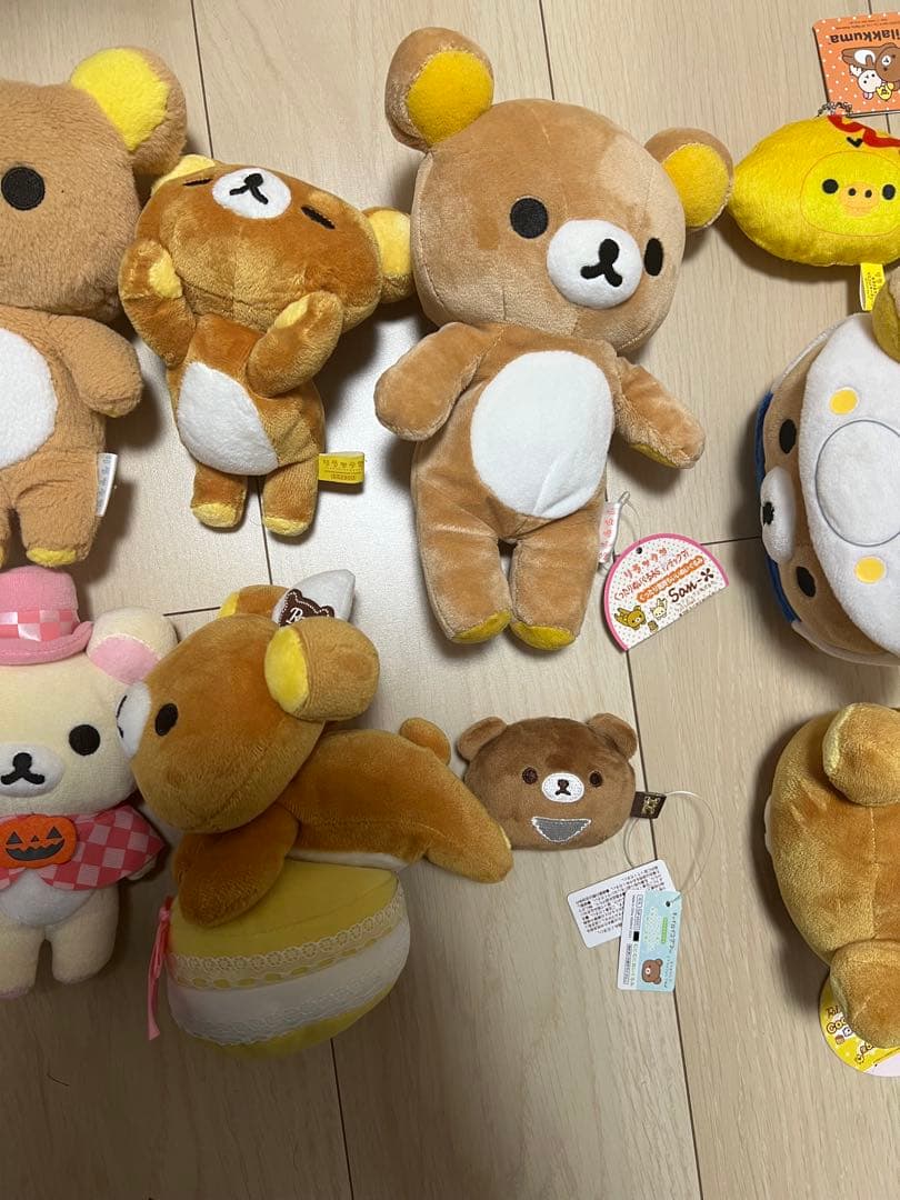 リラックマ　コリラックマ　キイロイトリ　ぬいぐるみ　マスコット　12点セット