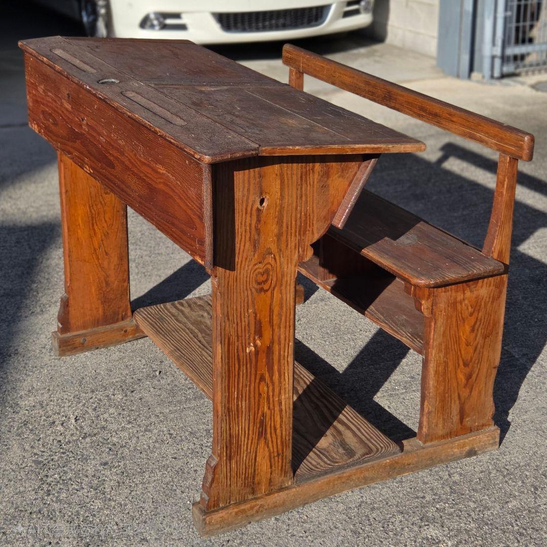 リペア 未使用 ヨーロッパ製 アンティーク デスク チェア 【送料込み】