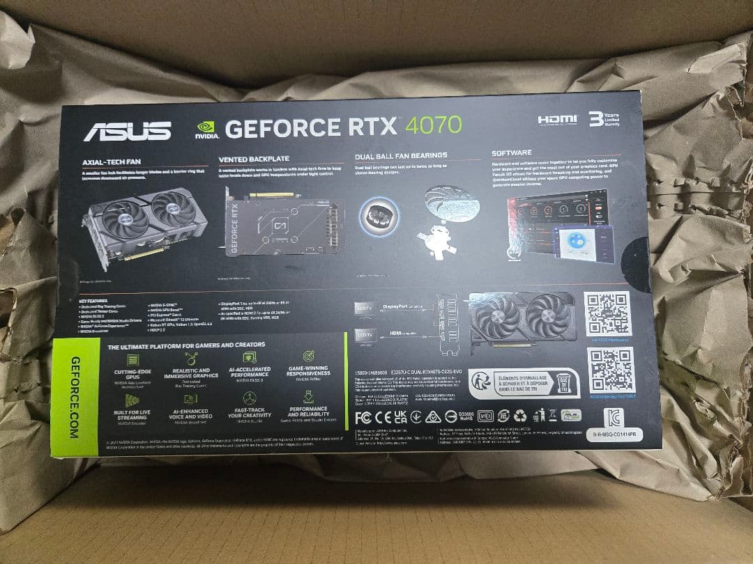 い*ら様 ASUS GeForce RTX 4070 12GB OC