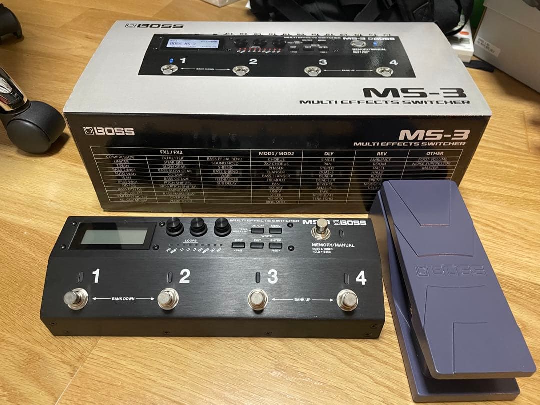BOSS MS-3 & EV-30 マルチエフェクター　exペダル