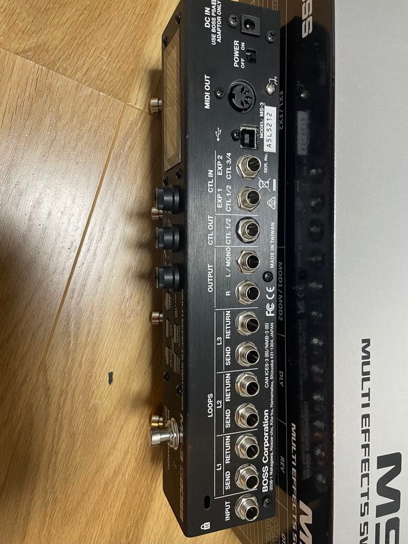 BOSS MS-3 & EV-30 マルチエフェクター　exペダル