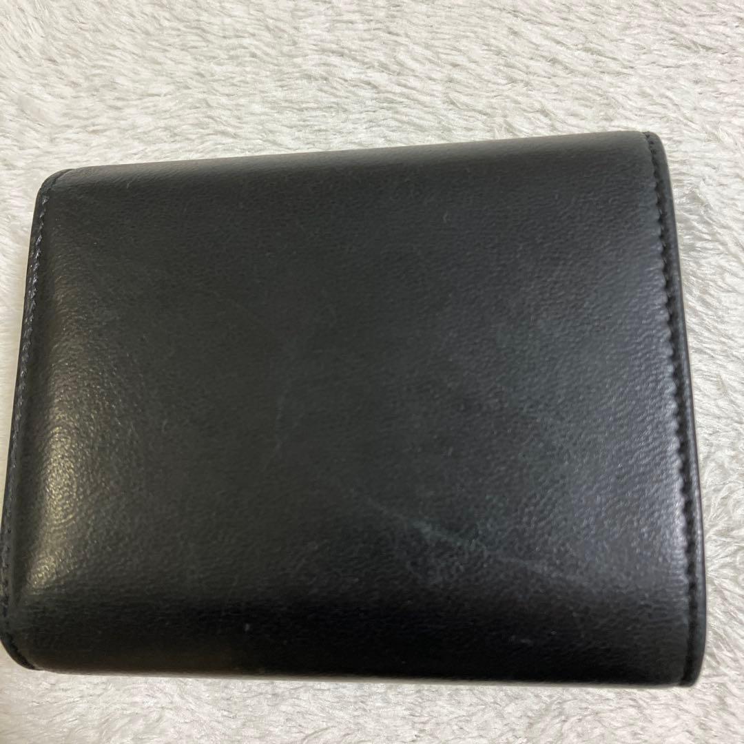 CELINE トリオンフ　三つ折り財布　ブラック