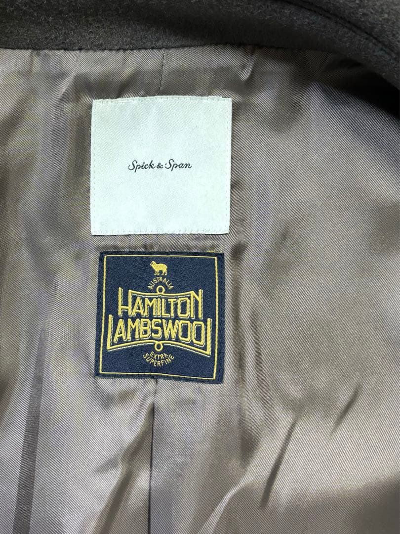 【美品】spick&span ハミルトン ウールコート