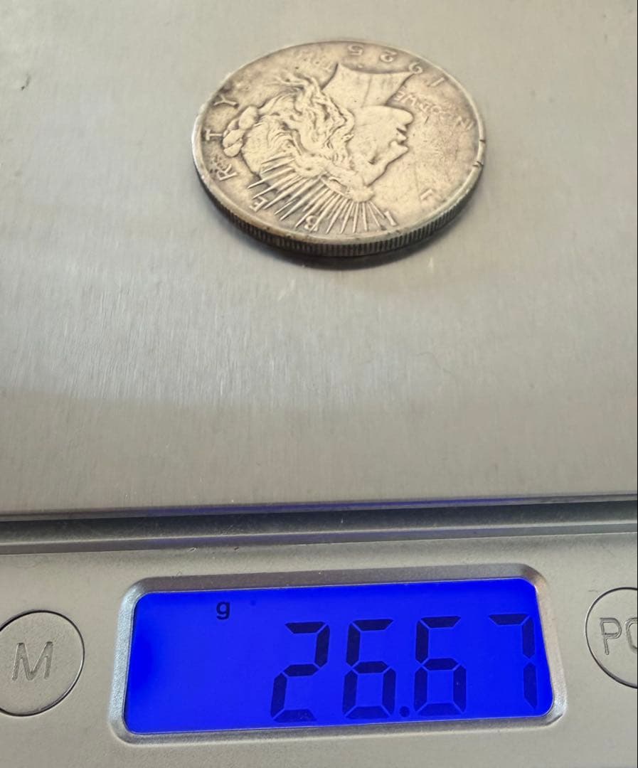 モルガンダラー　ピースダラー　２枚セット　アメリカ　1ドル　銀貨