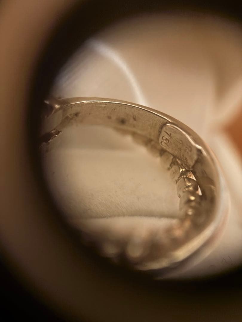 シルバー　ゴールド　リング