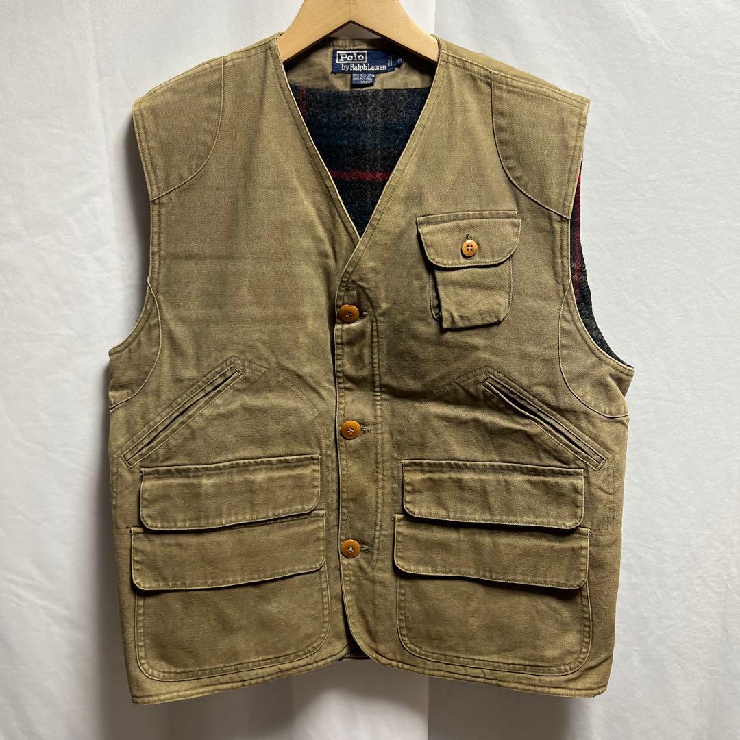 Polo Ralph Lauren コットンダック　ハンティングベスト　M