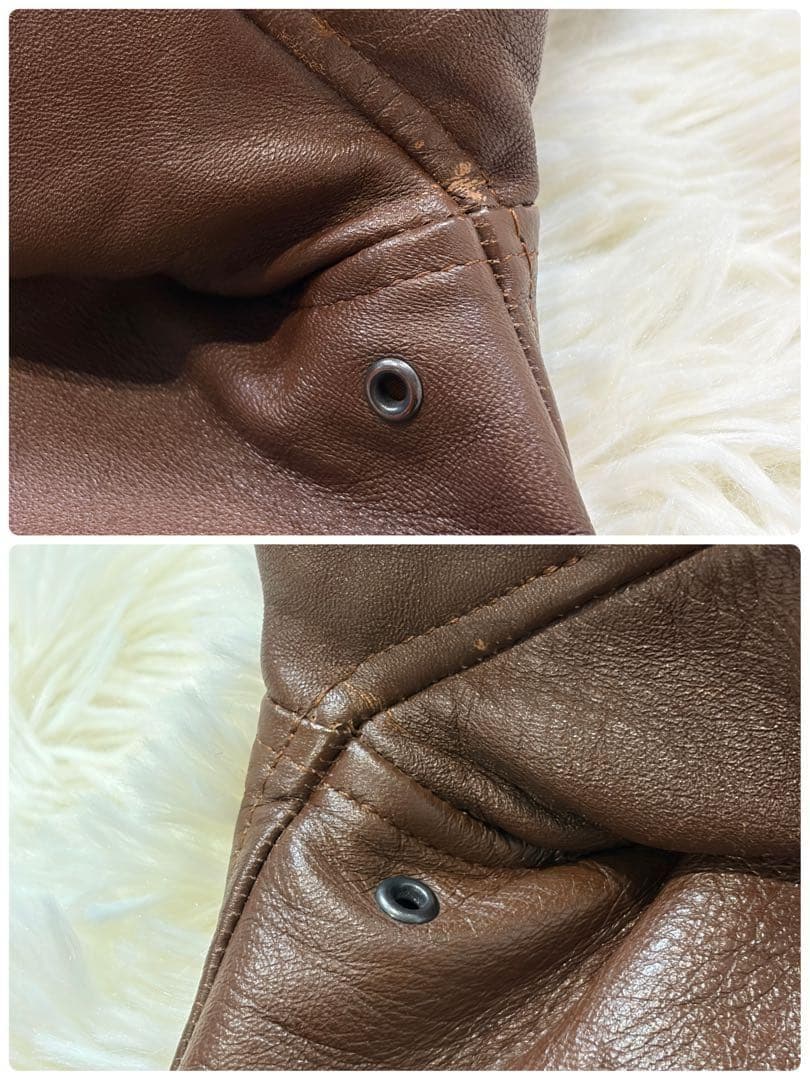 ザリアルマッコイズ ホースハイド A-2 レザージャケット 旧マッコイ36 茶色