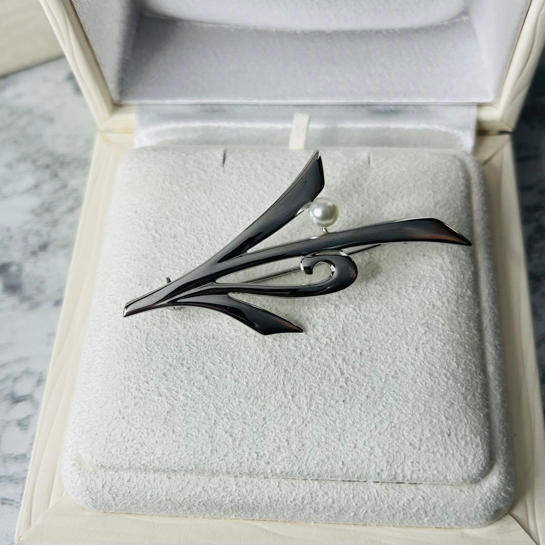 【未使用級】 MIKIMOTOパール ブローチ アコヤ真珠 皇室御用達ブランド