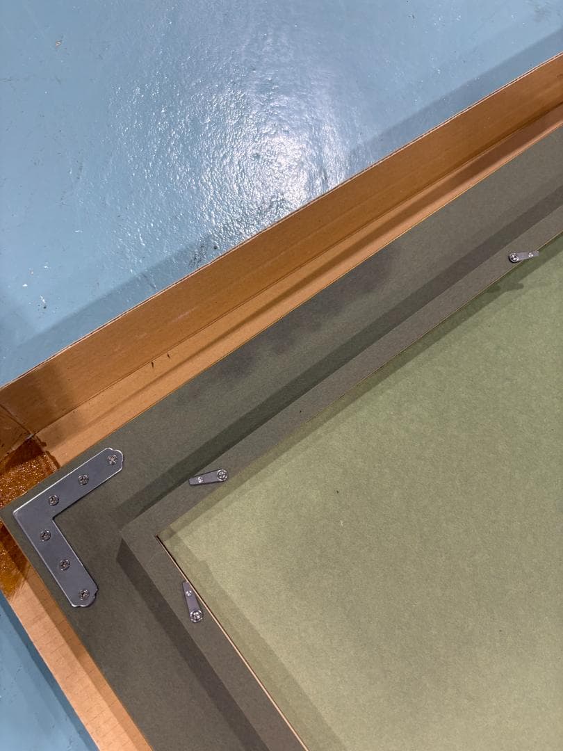 仮縁　油絵　ゴールド