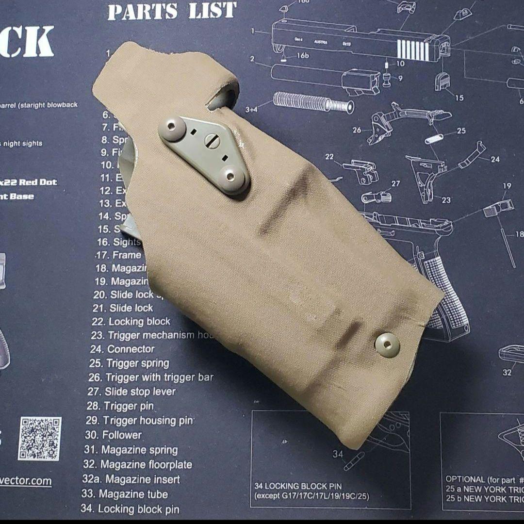 サファリランド　レプリカ　ホルスター　コヨーテブラウン　右用