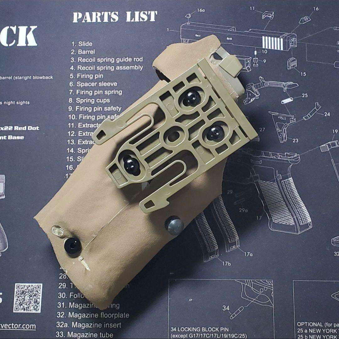 サファリランド　レプリカ　ホルスター　コヨーテブラウン　右用