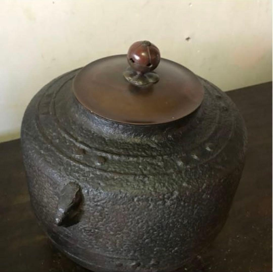 工芸品　希少　茶道具　茶釜　茶の湯釜　釜　茶道　釜