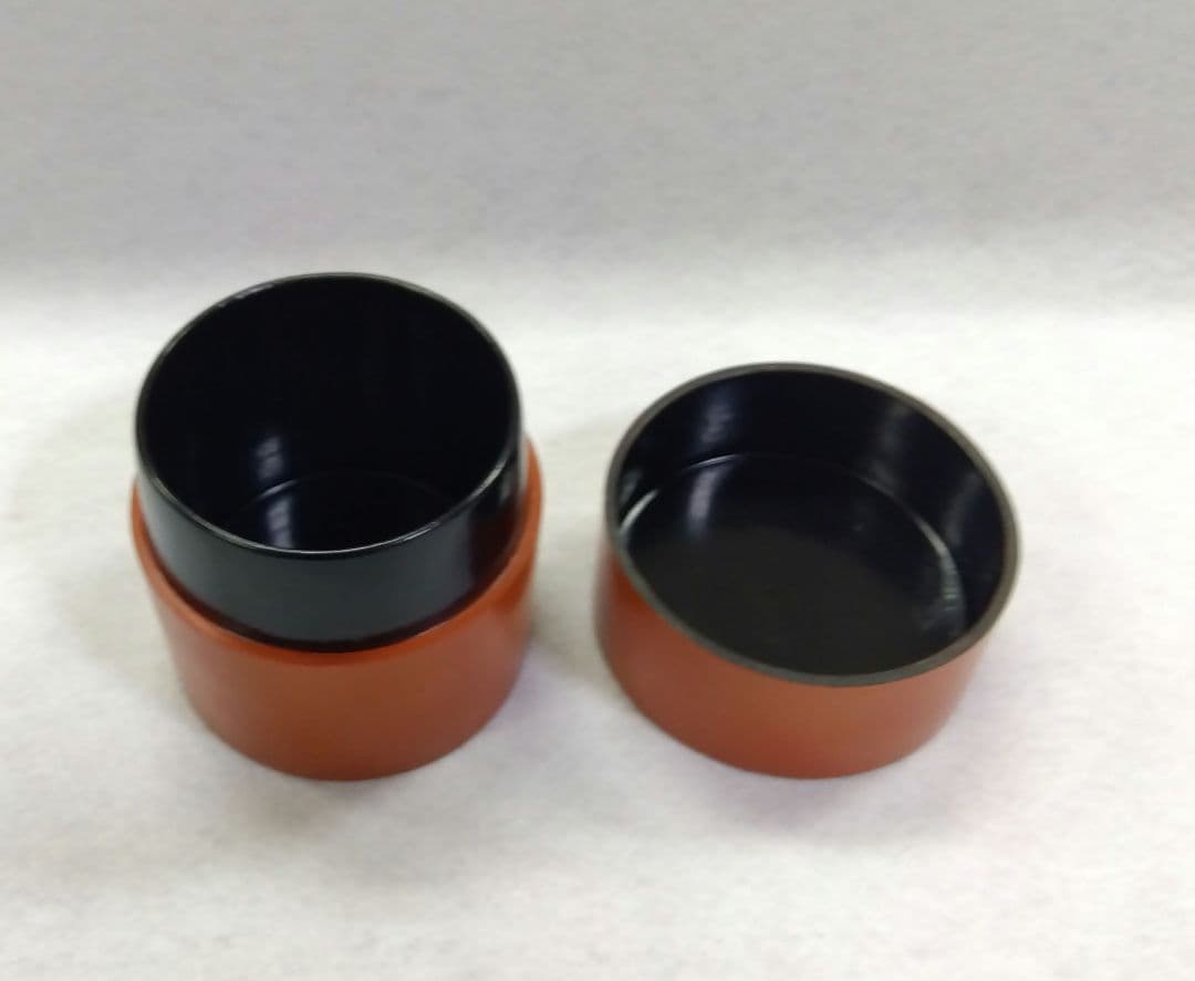 茶道具 薄器 朱塗 中次 二代 田中健智 新品