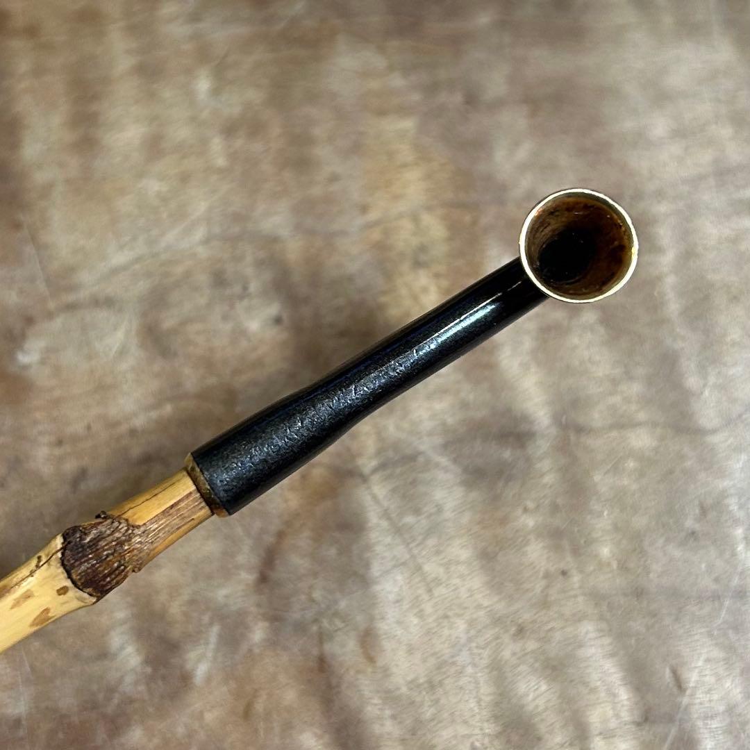 煙管 キセル 村田 k22刻印 金 銀四分一 煙草 k18