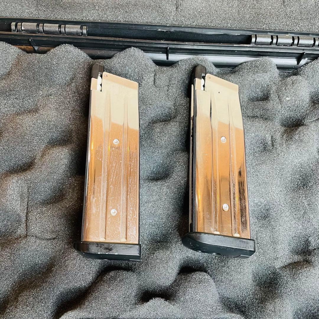 東京マルイ ガスブローバック ハイキャパカスタム デュアルステンレス　ガスガン