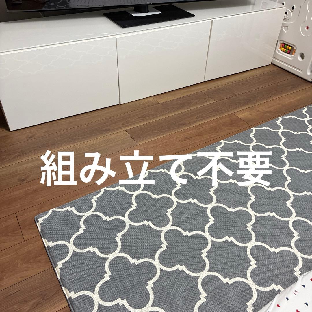 11/16終了ベストー テレビ台, 強化ガラス製トップパネル付き