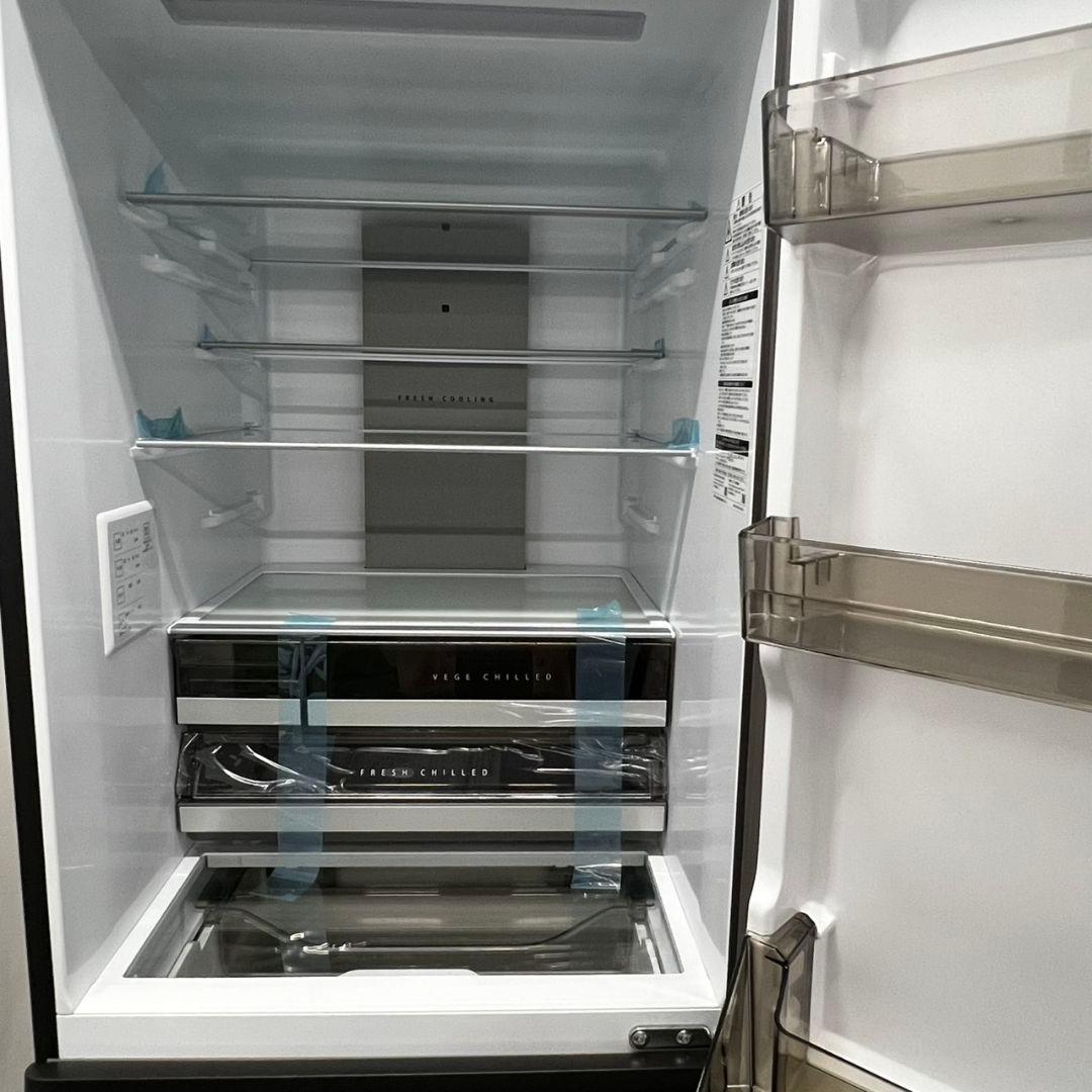 958 【未使用】25年製　綺麗　冷蔵庫　アクア　大容量　450ℓ 　設置無料