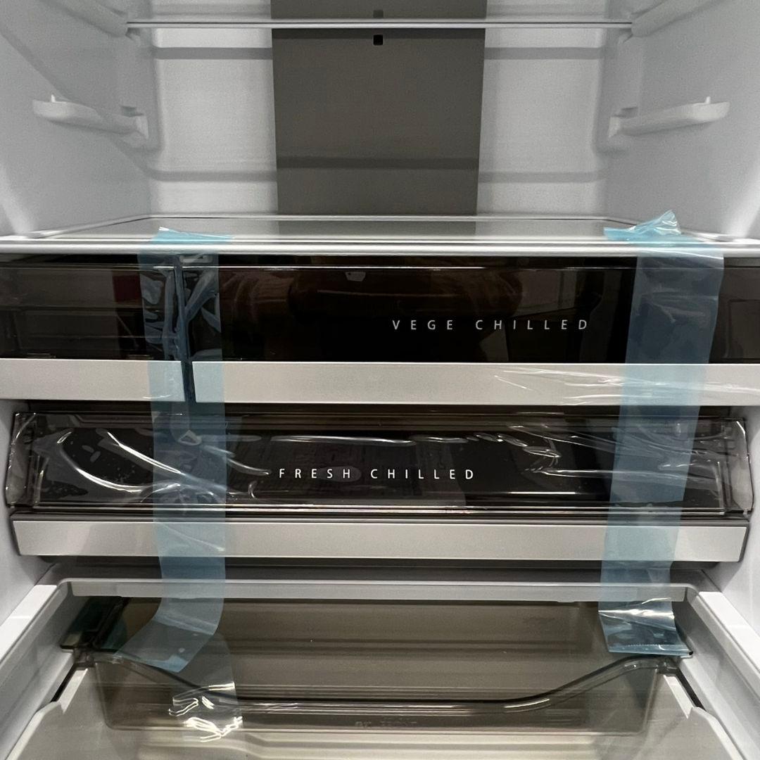 958 【未使用】25年製　綺麗　冷蔵庫　アクア　大容量　450ℓ 　設置無料