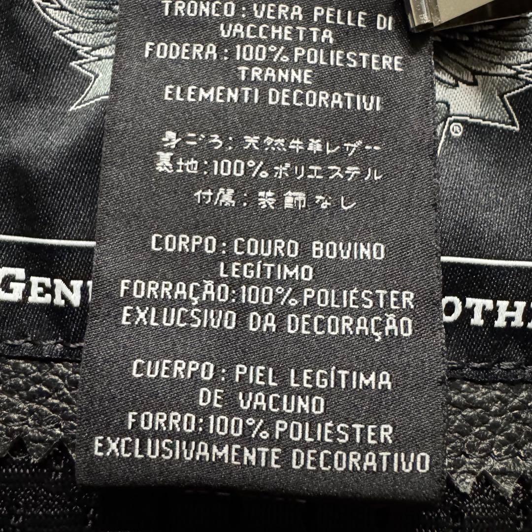 【希少品】harley-davidson L ライダースジャケット　牛革　黒