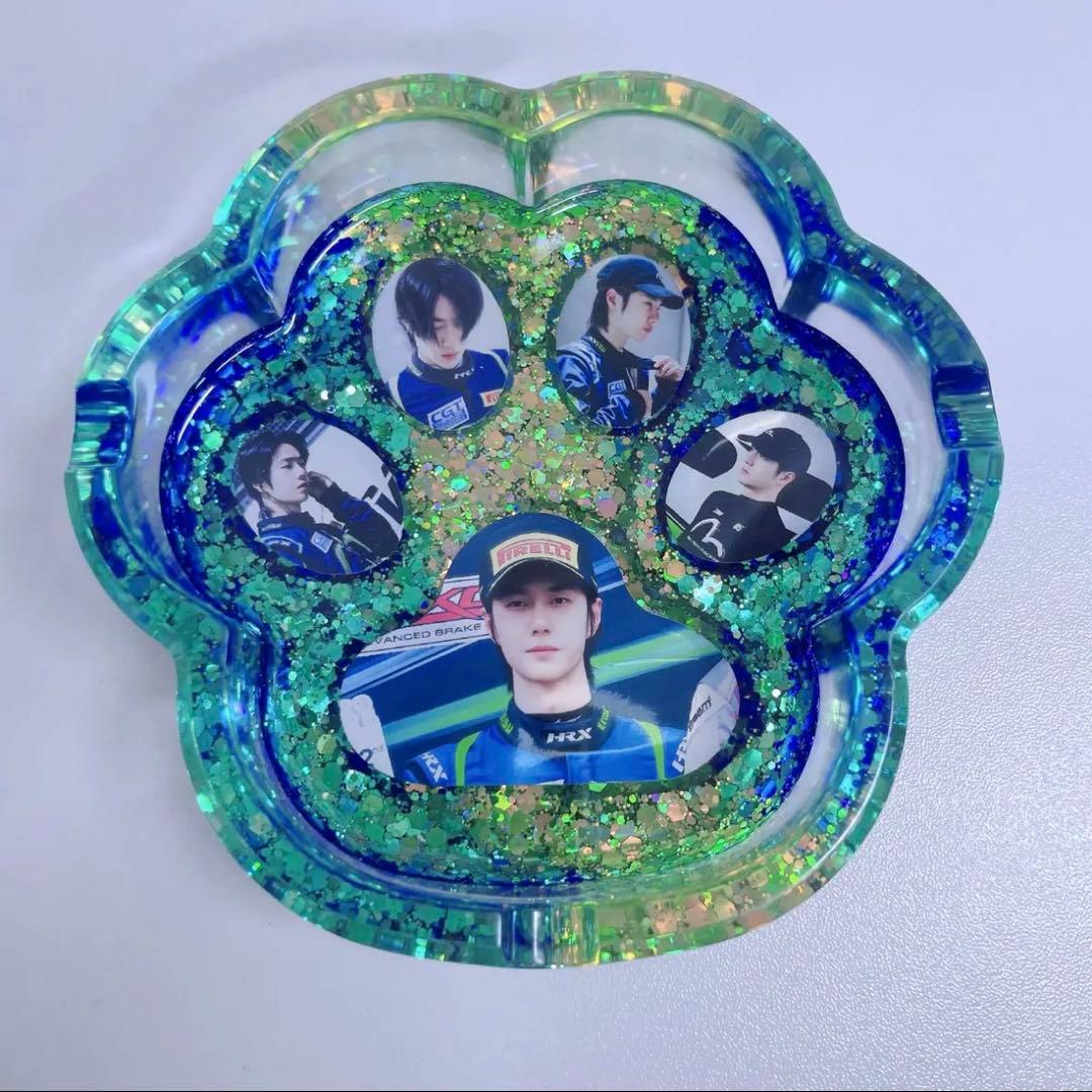 王一博 新作 ジャンボレジン猫肉球トレー 7点セット❣️確認用❣️