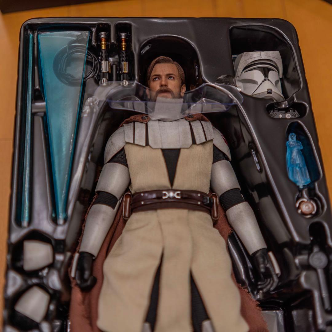 ホットトイズ オビワンケノービ スターウォーズ クローンウォーズ 1/6