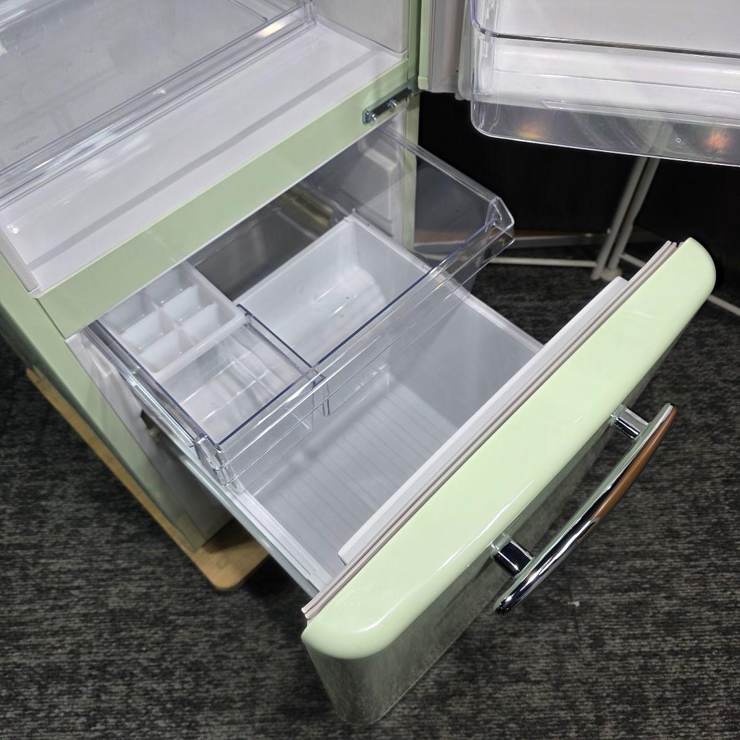 9831送料無料！レトロデザイン！eangle 2ドア 冷蔵庫