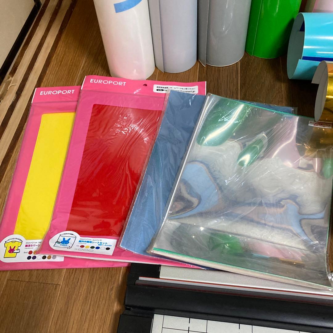 STIKA カッティングマシンとシート、ディスクカッターセット⭐︎大量！おまけつき