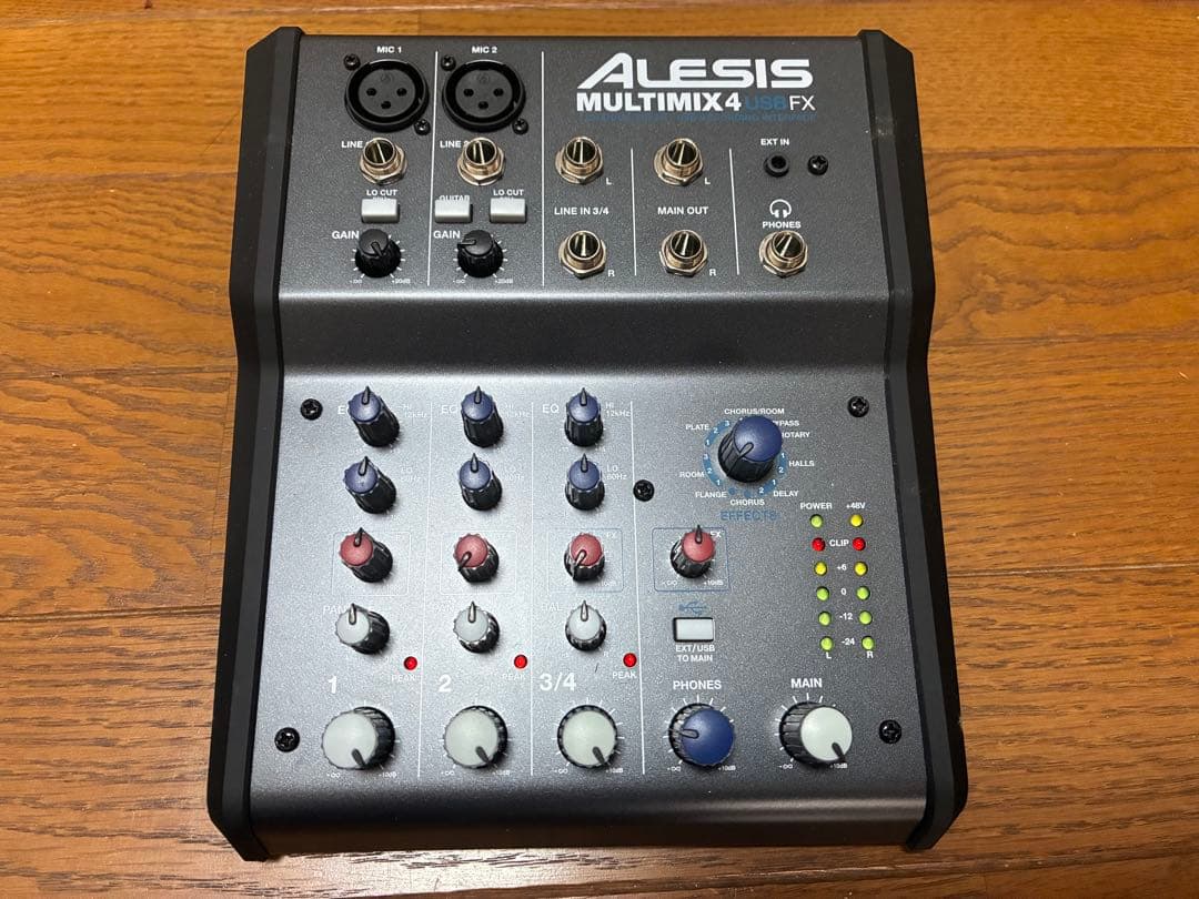 Alesis MULTIMIX4 USBFX 4チャンネルミキサー