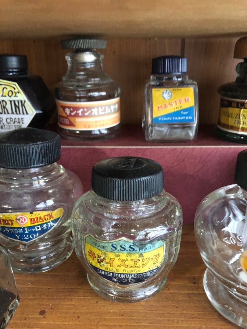 レア！　希少！アンティーク　インクボトル　12個おまとめ