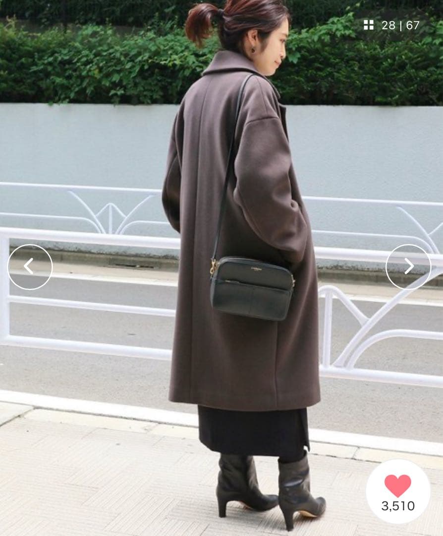 美品✨IENA　オーバーチェスターコート　マンテコ　38　9号　Mサイズ