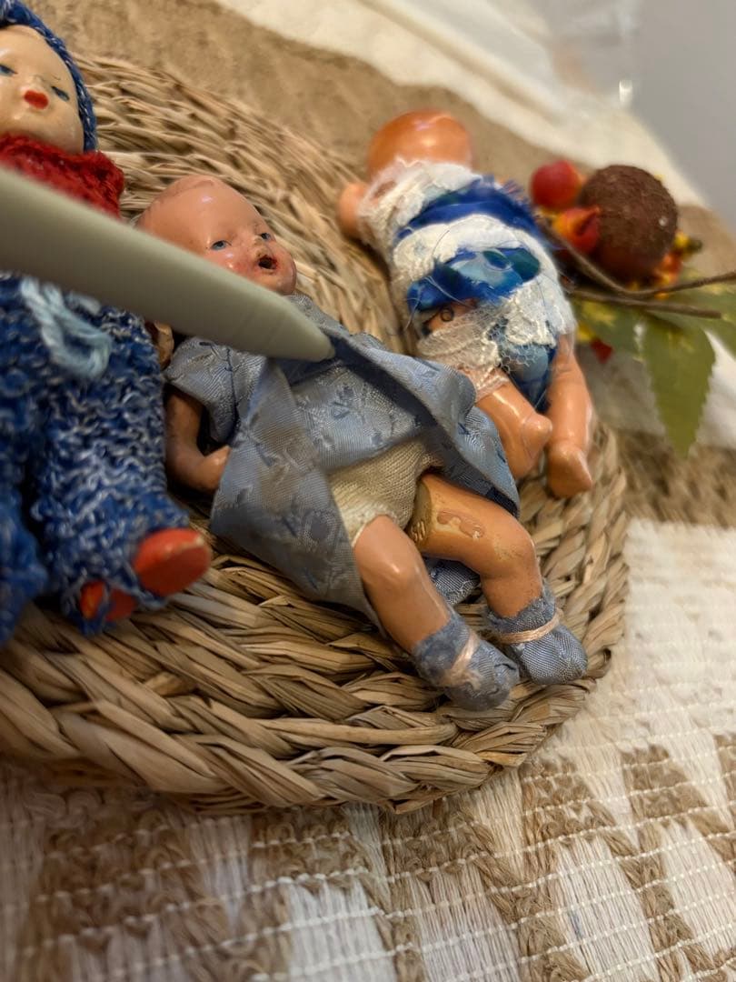 ドイツ　アンティーク　ドール　3点セット