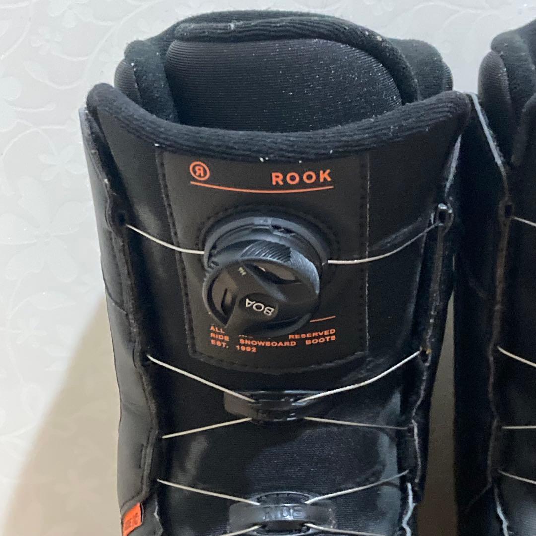 RIDE ライド ROOK スノーボードブーツ26.5cm　　BOA スノボ 黒