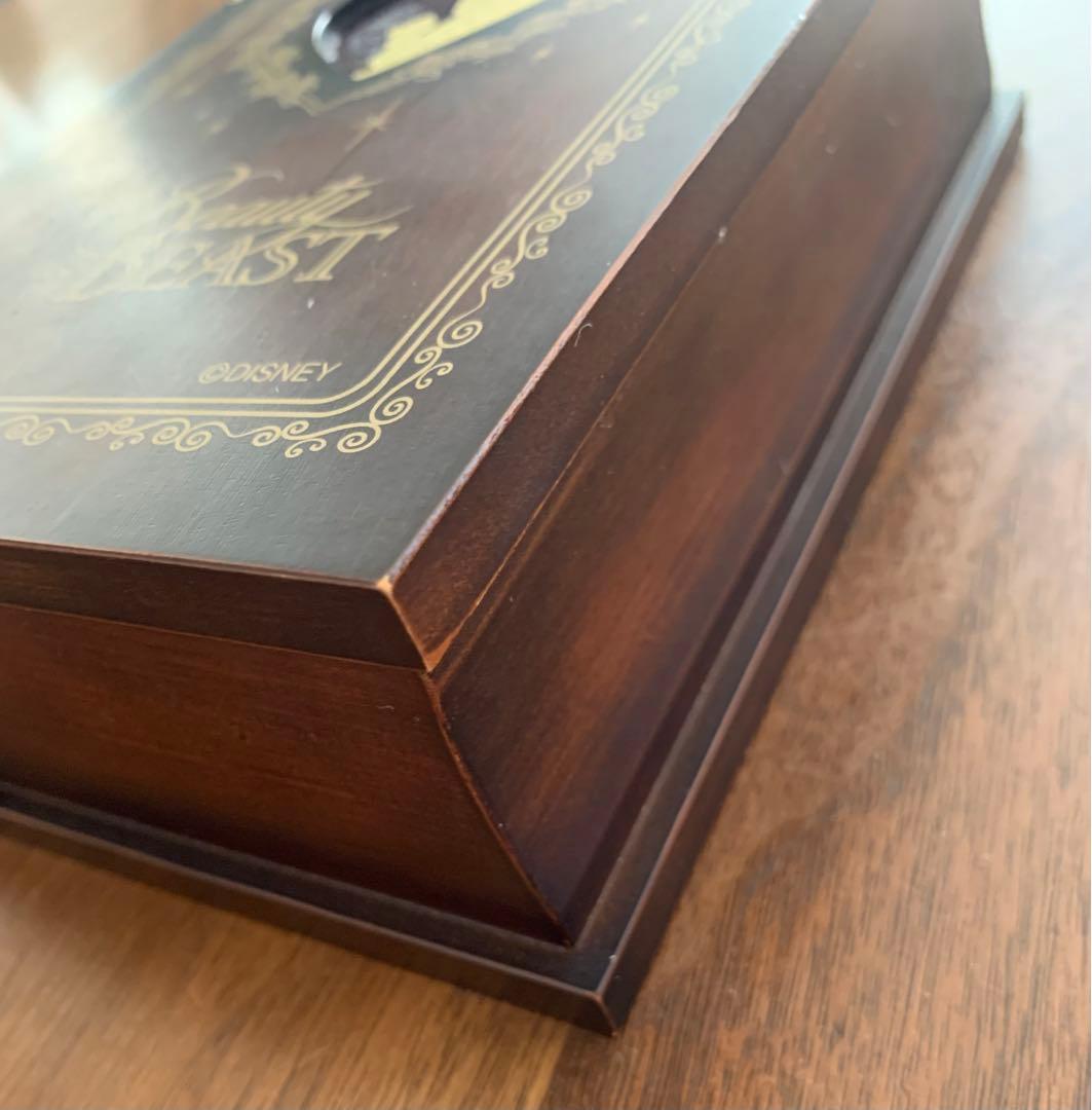 ディズニー 美女と野獣 ブック型 ジュエリーボックス