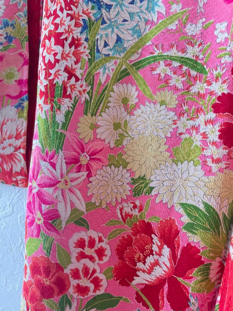 美品　アンティークお着物　7歳　七五三