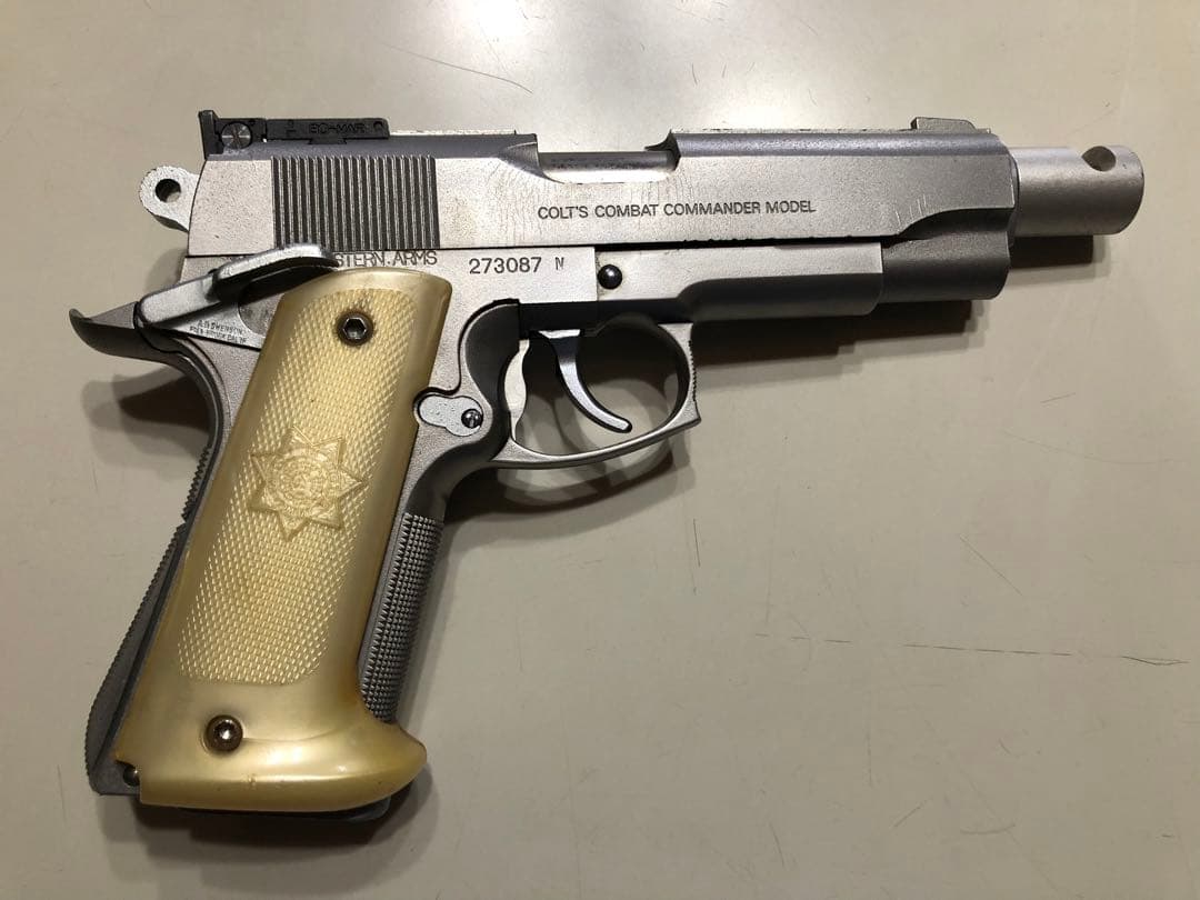 WAニュースーパーコンバットコマンダーカスタム ステンレスシルバー